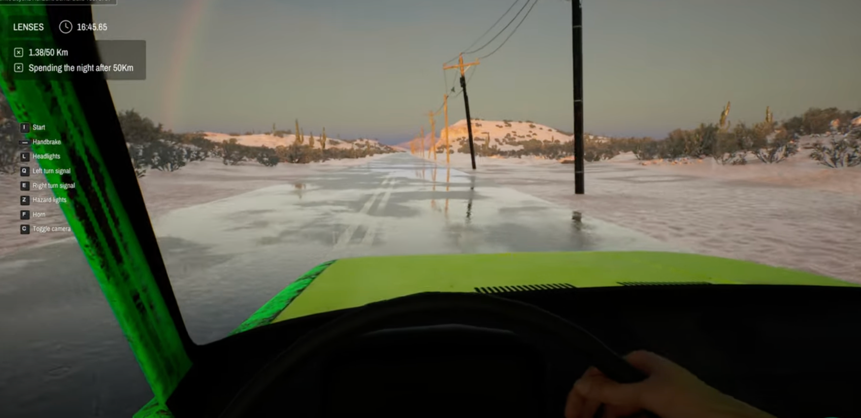 A screenshot of the beautiful game environment in Drive Beyond Horizons